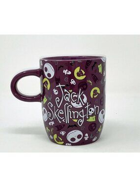 JACK SKELLINGTON PURPLE MUG Tim Burton's Nightmare Before Christmas Disney WDW